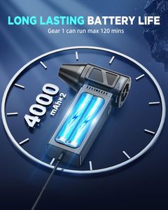 130000 tr/min Ultra haute puissance voiture portable électrique Air Duster souffleur pistolet violent Turbo ventilateur - Product Image 6