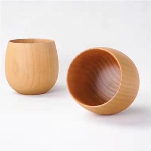 Tasse à boire en bois jube naturel, livraison gratuite, gobelet erba, feuille ample, meilleure vente - Product Image 2