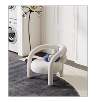 Meubles bien vendus, meubles de salon au design moderne et luxueux, fauteuils à une place, fauteuils en tissu éponge à haute densité