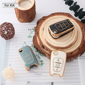 Coque de protection pour clé de voiture en TPU souple pour <span class=keywords><strong>Kia</strong></span> <span class=keywords><strong>Sportage</strong></span> Sorento Stinger Picanto K3 Cerato Accessoires <span class=keywords><strong>Porte</strong></span>-clés - Product Image 3