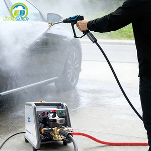 Hochdruck 120Bar Autowaschanlage mit Visueller Luftdruckanzeige Elektrische 220V Waschausrüstung mit Reinkupfermotor - Product Image 1