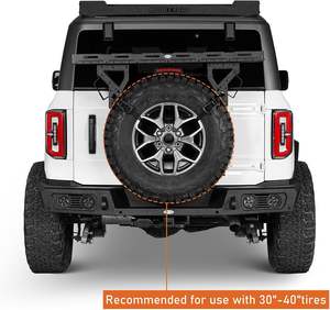 Support de rangement de panier de cargaison de pneu de secours de haute qualité adapté pour Jeep Wrangler JK JL TJ YJ Ford Bronco RV & SUV 1976-2025 - Product Image 2
