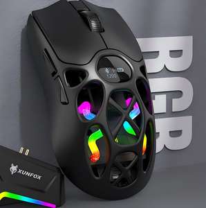 Mouse Inalámbrico para Juegos, Conexión Trimodal, Ultraligero 53g, con Base de Carga y Retroiluminación RGB - Product Image 2