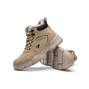 Zapatos de seguridad antiperforación cálidos, calzado de trabajo personalizado, nuevo, para Otoño e Invierno - Product Image 3