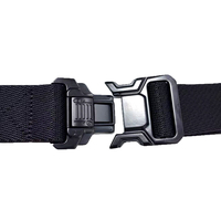 Ceinture tactique en nylon pour homme, boucle en métal à dégagement rapide, ceinture élastique pour sports de plein air