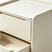 Table de chevet moderne pour chambre à coucher, petite table d'appoint en bois avec tiroir pour la maison, l'hôtel, l'appartement