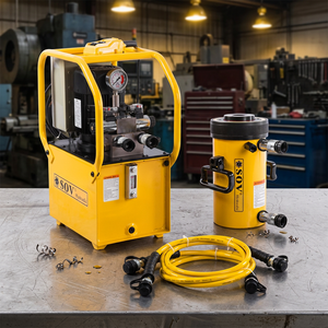 กระบอกไฮดรอลิก Enerpac รุ่น SOV-RRH-1006 ขนาด 100 ตัน ระยะชัก 203 มม. แบบสองทาง ลูกสูบกลวง รูตรงกลาง 79 มม. ผลิตจากเหล็ก 42CRMO แรงดัน 700 บาร์ - Product Image 4