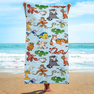 Pretty Princess Girl <b>Beach</b> <b>Towel</b> Anime Cartoon Kids Poncho Quick Dry Absorbent Sand Free <b>Microfiber</b> Bath <b>Beach</b> <b>Towels</b> - Product Image 5