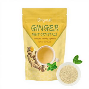 Thé instantané au <span class=keywords><strong>miel</strong></span>, citron, <span class=keywords><strong>menthe</strong></span> <span class=keywords><strong>et</strong></span> gingembre, marque distributeur, très demandé, thé aux herbes cristallisées au goût sucré en sachets - Product Image 1