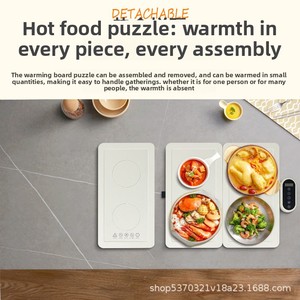 Cross-border Splicing Tray Food Dining <b>Table</b> Insulation Board Household <b>Foldable</b> Hot <b>Plastic</b> Class Energy <b>Foldable</b> Design Compac - Product Image 3