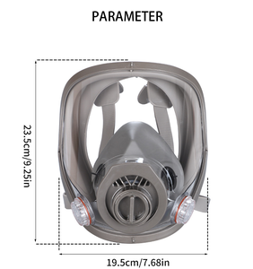 Masker Respirator Kimia setengah wajah, masker <span class=keywords><strong>Gas</strong></span> sobek debu taktis setengah wajah industri terlaris - Product Image 3