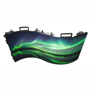Écran LED à <span class=keywords><strong>arc</strong></span> de forme personnalisée Utilisation intérieure/extérieure P2.5 Publicité publicitaire vidéo flexible programmable - Product Image 1