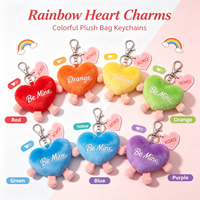 Gantungan Kunci Boneka Hati Merah Boneka Hati Isi Dakron Gantungan Tas Hati Hadiah Hari Valentine Gantungan Kunci Hati Mini