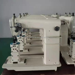 QS-820 Double Needle Post Bed Big Hook Heavy Duty Lockstitch Industrial Sewing <b>Machine</b> - Product Image 3