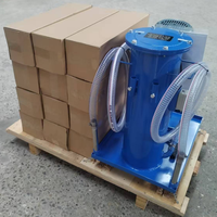 Machine de filtration d'huile portable 20L 50L 75L 100L 125L 150L 200L, machine de purification d'huile de transformateur, nettoyeur d'huile moteur usagée
