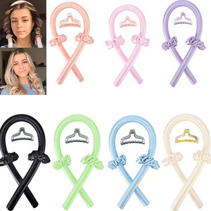 Rudan pour Amazon qualité supérieure fer à friser sans chaleur température froide sommeil paresseux <span class=keywords><strong>mousse</strong></span> éponge bigoudi grande vague anneau de cheveux ensemble - Product Image 5