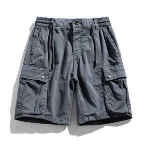 Street Wear Cotton <strong>Chino</strong> Washed Khaki Cargo <strong>Shorts</strong> for <strong>Women</strong> and Men Neutral Leisure Style Multiple Pockets <strong>Shorts</strong> - Product Image 6