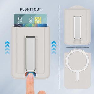 Étui de téléphone en cuir à forte attraction magnétique avec support pliant personnalisé avec porte-cartes pour <span class=keywords><strong>iPhone</strong></span> - Product Image 6