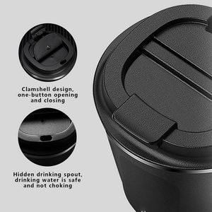 Offre Spéciale – Tasse de Voyage Isotherme en Acier Inoxydable 380 ml avec Couvercle, Personnalisable avec Logo – Mug de Voyage, Tasse à Thé, Tasses Roses - Product Image 3