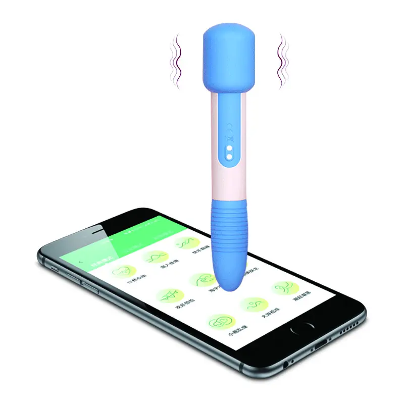 ผง G Spot App รีโมทคอนโทรลปากการูปร่าง Dildo สินค้าเซ็กซี่สั่นสำหรับผู้หญิงเพศ