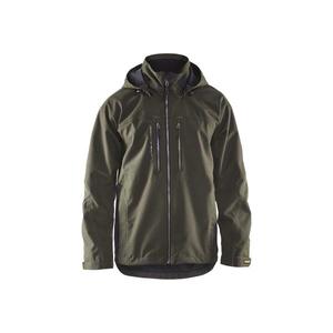 BLAKLADER - 489019774599S Chaqueta ligera forrada Shell Verde Oliva oscuro/Negro-EAN 7330509593325 CHAQUETAS DE TRABAJO - Product Image 1