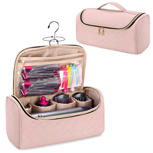 Bolsa Organizadora para Secador de Pelo, para Viaje, con 5 Compartimentos, para Herramientas de Peinado, Rizadores, Accesorios y Cepillos - Product Image 1