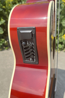 Aiersi Brand Wholesale Factory Price Sunburst Color 4 String Electric Acoustic Bass China Made Musical Instrument for Sale