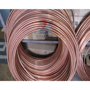 현물 직공급 GB 1/4 인치 1 인치 코일 구리 응축기 튜브/온수기용 파이프 가격 - Product Image 2