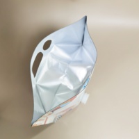 Pochette debout 3L avec double joint en papier d'aluminium vitop, sac pliable de 0.8 gallons pour l'eau de bébé, jus de boisson avec robinet vitop