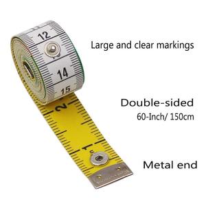 Đức chất lượng mềm <span class=keywords><strong>tape</strong></span> <span class=keywords><strong>measure</strong></span> 150cm/60in cơ thể đo lường Cai Trị cho may vá nhanh chóng snap ốc vít cho công nghiệp sử dụng - Product Image 6