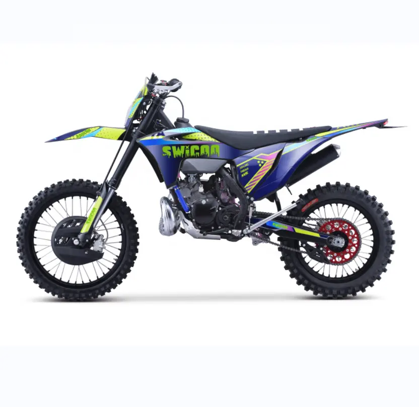 Super Motocross cinese nuovo design dirt bike 2 tempi 250cc moto fuoristrada