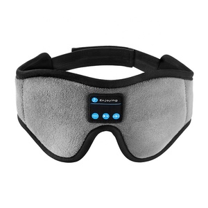 Nieuwste 5.0 Muziek 3d Slaap Oogmasker Hoofdtelefoon Hoofdband Draadloze Slaap Reizen Aangepaste Blinddoek - Product Image 1