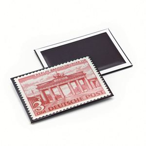 Manufactory Wholesale Top Quality Custom Design Berlin Stamps Souvenir Gift Tin Refrigerator Magnet - Product Image 4