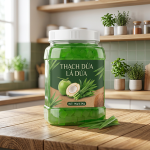 Exportación de Gelatina de Coco Pandan de Vietnam, Origen de Ingredientes Naturales, Sin Aditivos, Etiqueta OEM ODM, Buen Precio - Product Image 4