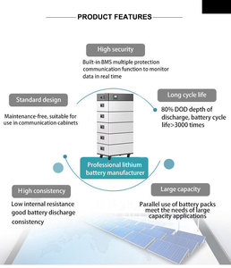 ESS 48V 100ah 5kwh 10kwh 15kwh 20kwh 100kwh Lithium ion Akku LiFePO4 batterie au Lithium solaire système de stockage d'énergie domestique - Product Image 4