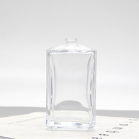 Bouteille de parfum en verre de parfum de Cologne 200ml personnalisée de luxe unique à sertir clair vide pour parfum