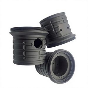 Precision 5-Axis CNC Milling & Turning Custom Aluminum Alloy Cylinder Cavity, Black Anodized,Custom CNC Machining Parts - Product Image 5