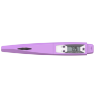 Termometer Daging Digital Bacaan Instan Langsung dari Pabrik, Layar LCD, Rentang -40-200, Plastik, Aman untuk Oven, untuk Penggunaan Barbekyu Rumah Tangga