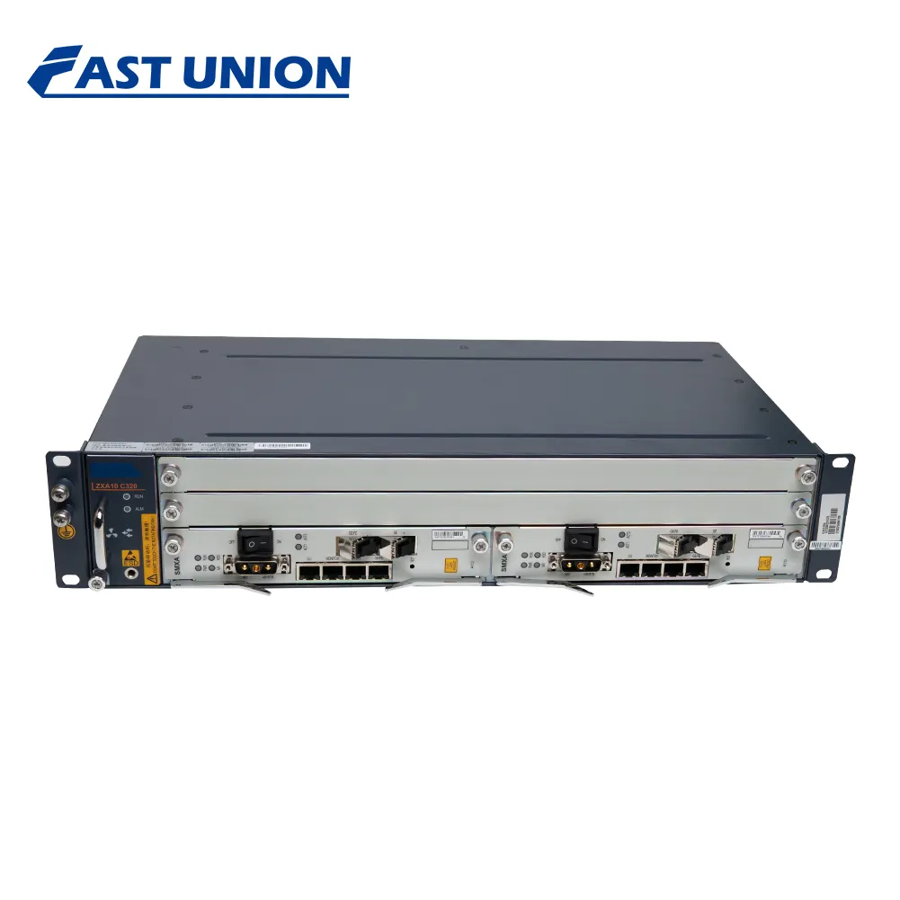 Prezzo competitivo 1G 10G 19 pollici C320 AC DC Power Gpon Olt gpon olt c320 c