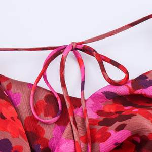 Abbigliamento donna MYST & ZA 2025 autunno nuova moda elegante abito <span class=keywords><strong>Midi</strong></span> con stampa floreale dolce 8908167 - Product Image 4