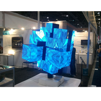 Schermo a Cubo Magico P2.6 con Controllo Wireless, Display LED a Cubo per Pubblicità Interna ed Esterna per Negozi al Dettaglio
