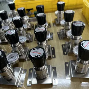 Nai Lok strumento di elevata purezza Gas laboratorio azoto pannello del cilindro per bassa pressione 100psi presa regolatore di pressione