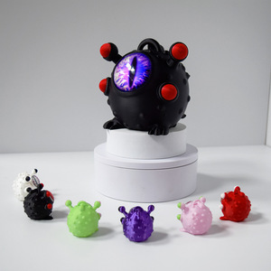 Figura Decorativa Impresa en 3D, Monstruo <span class=keywords><strong>de</strong></span> Ojos Grandes con Ojos Móviles Simulados, Regalo - Product Image 1