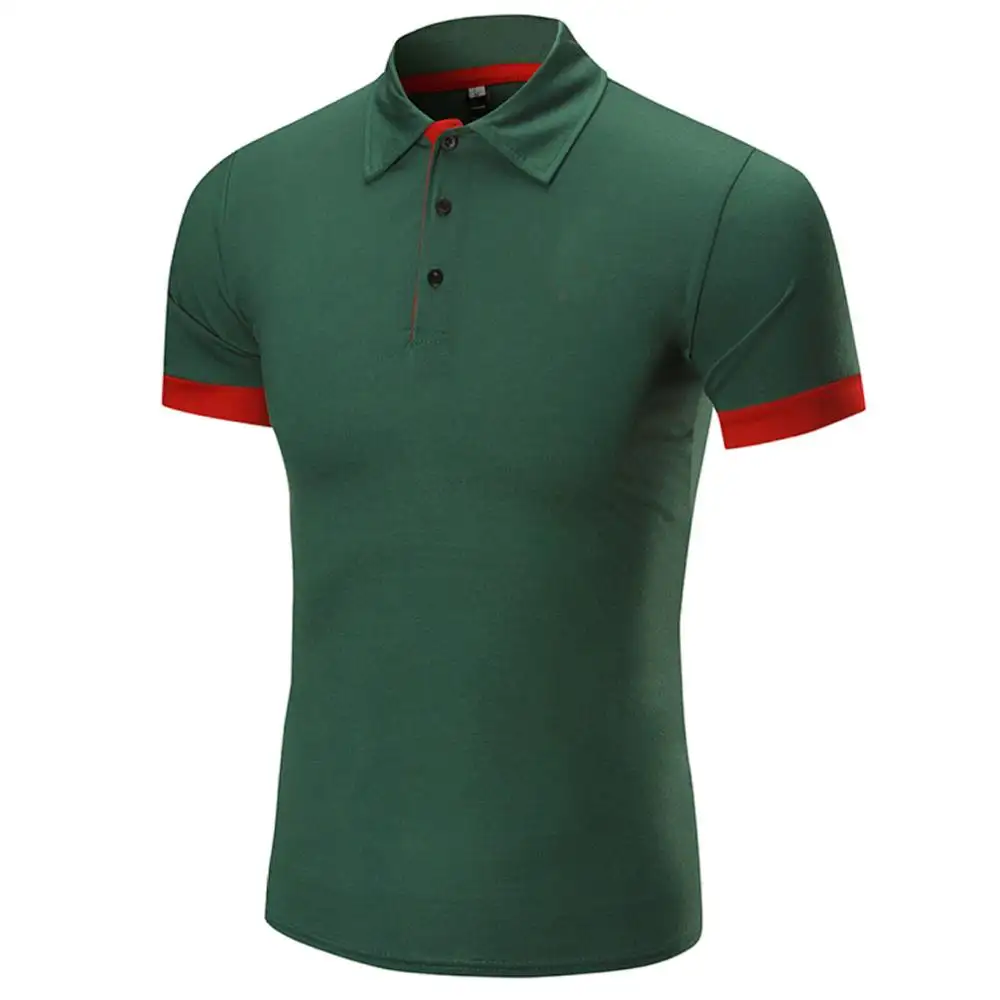 Design all'ingrosso custom 2024 da uomo polo magliette a buon mercato bianco rosso rapido asciutto sport da uomo Polo stampa magliette semplici