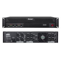 Amplificateur de puissance professionnel 4 canaux MA4600 Circuit de protection multiple Refroidissement intelligent Entrée XLR pour karaoké à domicile Scène audio