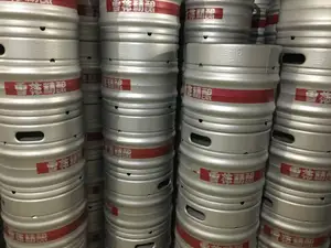 Fornitura di fabbrica 5L 10L 15L 20L 30L 50L birra alla spina botte 304 fusto di birra in acciaio inossidabile con blocco di sicurezza