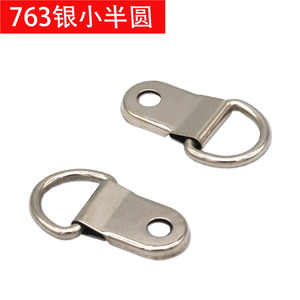Semicircular Metal Hanging Ring Single Hole <b>Hook</b> For Picture Frame And Sign <b>Display</b> Minimalist Design Rust Resistant - Product Image 4