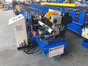 2025 bán hàng nóng vòng downspout Máy mưa gutter downspout làm & xuống ống cuộn tạo thành máy với PLC thành phần cốt lõi - Product Image 5