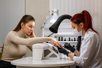 Élimination de la poussière et des odeurs des ongles avec filtre à trois couches, dépoussiéreur d'ongles professionnel et aspirateur