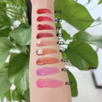 Groothandel Vegan 20ml Hydraterende Fruit Lipgloss Tube met Metalen Dop Waterdichte Lip Peptide Private Label